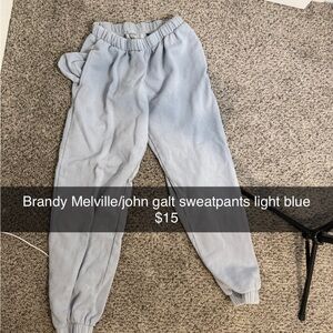 Brandy Melville Sky Blue Joggers
